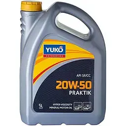 Олива моторна Yuko Praktik 20W-50 API SF/CC 5 л (1020)