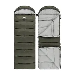 Спальний мішок Naturehike U350 NH20MSD07 Hollow Cotton Right Brown (6927595767221-R) - мініатюра 5