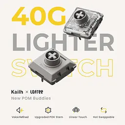 Низькопрофільна механічна клавіатура Flow Lite 100 клавіш, змінна бездротова клавіатура, що перезаряджається, з приймачем 2.4G - мініатюра 3