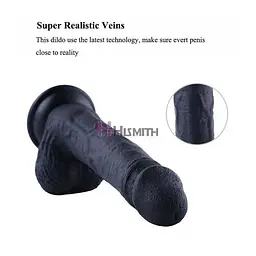 Фалоімітатор Hismith 8.3″ Silicone Dildo KlicLok для секс-машин - мініатюра 3