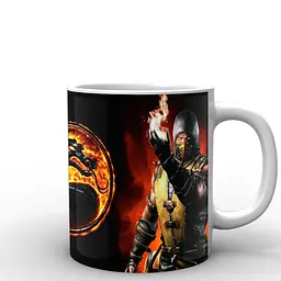 Кухоль GeekLand Mortal Kombat Мортал Комбат дракон MK.02.01 330 мл білий - мініатюра 2