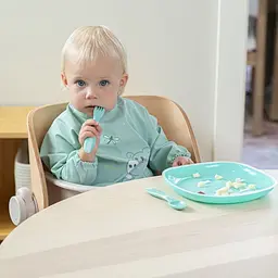 Слинявчик Chicco Teal з рукавами 6 м+ (16302.25) - мініатюра 2
