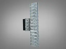 Бра настінне LED Diasha D88010/B-320CH кришталеве, хром 8 Вт - мініатюра 5
