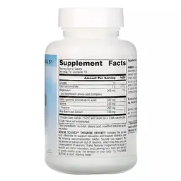 Амінокислота Serene Science Theanine Serene, 30 таблеток Source Naturals fit0018824 - мініатюра 2
