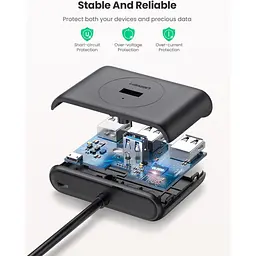 USB-хаб Ugreen CR113 4in1 (20291) [165603] - мініатюра 2