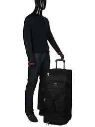 Велика сумка на колесах Airtex 819 Adrastée 80х37x40 см 88 л Чорна (Black) - мініатюра 10