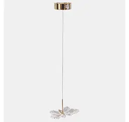 Золотий декоративний LED підвіс Artlight 5131-1GD з прозорим акриловим плафоном та теплим світлом 7W - мініатюра 3