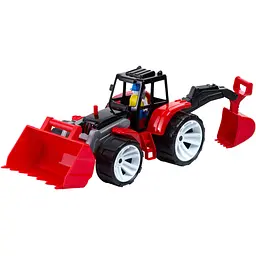 Трактор BAMS Bamsic 007/17 Червоний shop (4820123765251) - мініатюра 2