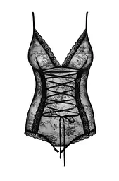 Боді Obsessive Slevika S/M чорний - мініатюра 4