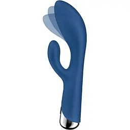Вібратор-кролик Satisfyer Spinning Rabbit 1 Blue - мініатюра 2