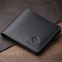 Портмоне на одне відділення в матовій шкурі Grande Pelle 11309 чорне