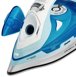 Прасувальна праска Rotex RIC63-C Ultra Glide Plus Керамічне покриття 2800Вт Резервуар 380мл Блакитний / Білий - мініатюра 5