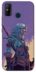 TPU чохол Demsky The witcher ciri для TECNO Spark 6 Go