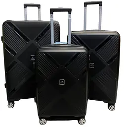 Комплект валіз Madisson Snowball 53103 колір чорний