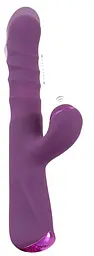 Вібратор-кролик Javida 3 Function Thrusting Thum 23.7 см фіолетовий - мініатюра 2