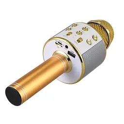 Караоке мікрофон wster ws 858 золотий WSTER teh0032274 - мініатюра 2