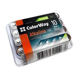 Батарейка ColorWay AAA LR03 Alkaline Power (щелочные) x 24шт plastic box (CW-BALR03-24PB)