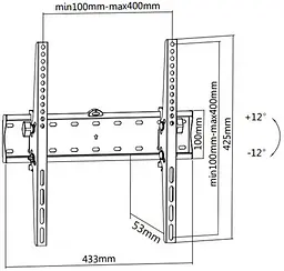 Кронштейн ITech PB4T 32" - 55" - мініатюра 14