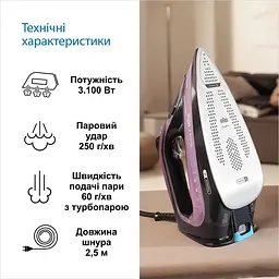 Праска Braun SI 9661 VI фіолетова - мініатюра 4