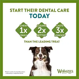Натуральні ласощі для зубів собак WHIMZEES Dental Treats Stix S 150 шт. - мініатюра 6