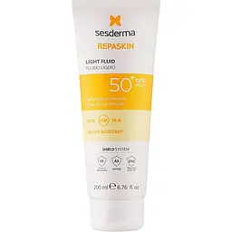 Сонцезахисний крем-гель для тіла Sesderma Repaskin Light Fluid SPF 50+ 200 мл  - мініатюра 2