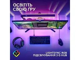 Клавіатура Logitech G515 TKL Wired Gaming Keyboard Black (920-014133) - мініатюра 6