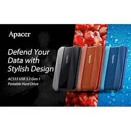 Зовнішній жорсткий диск Apacer AC533 2 TB (AP2TBAC533U-1) Blue [70268] - мініатюра 5