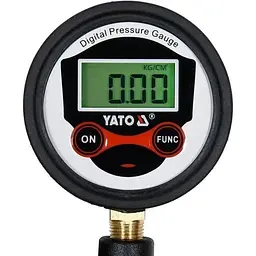 Пістолет для накачування шин YATO з цифровим LCD манометром P ≤ 0.8 MPa Ø= 1/4 (YT-23702) - мініатюра 3