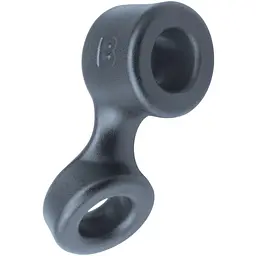 Ерекційне кільце Boners Cock Ring And Ball Stretcher Grey