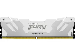 Модуль пам'яті Kingston FURY 32 GB (2x16GB) DDR5 7200 MHz Renegade Silver/White (KF572C38RWK2-32) - мініатюра 3