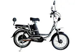 Електровелосипед двомісний Corso "Powerfull" 20" (1000W,60V,28Ah) +кошик Сірий металік