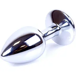 Анальна пробка Boss Of Toys Boss Series - Jewellery Silver Plug Red S, BS6400016, Срібний / Червоний - мініатюра 4