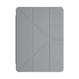 Чохол-книжка для планшета Apple iPad Pro 11 (2020)/Pro 11 (2021)/Pro 11 (2022) A2435/A2761/A2762, Y-Type PEN, сірий, магнітний, з тримачем для стилуса, протиударний, обкладинка з функцією підставки, екошкіра + ТПУ