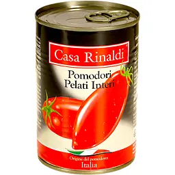 Томати Casa Rinaldi очищені 400 г ж/б (430130) - мініатюра 2