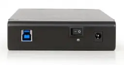 Кишеня зовнішня Gembird, Black, 3.5", USB 3.0, 1xSATA, зовнішній БЖ, алюмінієвий корпус (EE3-U3S-3) - мініатюра 2