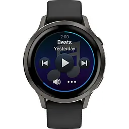 Смарт-годинник Garmin Venu 4 41mm Slate with Black Silicone Band (010-03013-02) [146406] - мініатюра 3