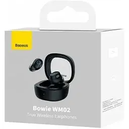 Навушники Baseus Bowie WM02 True Wireless Earphones чорні NGTW370201 - мініатюра 2
