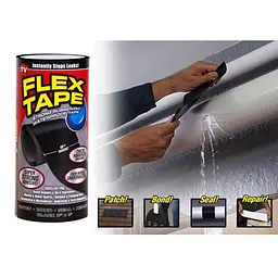 Міцна, прогумована, водонепроникна стрічка Flex Tape 20х150 см (великий)