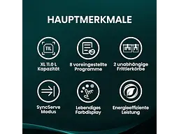 Мультипіч (аерофритюрниця) Hisense HAF2700DCD - мініатюра 8