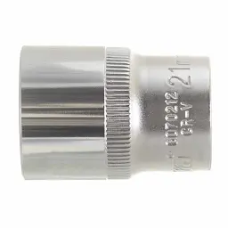 Насадка шестигранна коротка 1/2" 21мм CrV ULTRA (6070212) - мініатюра 4