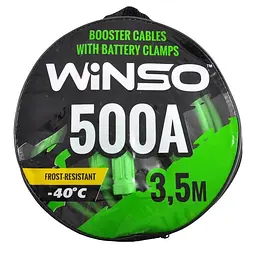 Пускові дроти прикурюуання Winso 500А / -40°С / 3,5м / у сумці (138510)