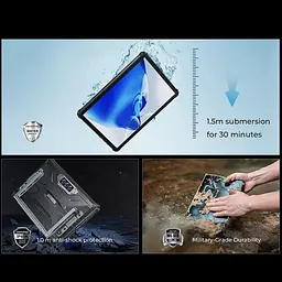 Планшет Oukitel RT7 5G 10.1" FHD+ /12GB/256GB/Dimensity720/ 32000mAh/ 48+32Мп /IP69K /NFC/ LTE Blue - мініатюра 9