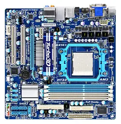 Материнська плата Gigabyte GA-880GM-UD2H (GA-880GM-UD2H) (Socket AM3, AMD 880G, Micro-ATX) Б/в