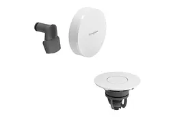 Злив-перелив Hansgrohe Exafill II, зовнішня частина до сифона для ванни з наповненням matt white/white gloss 58119700
