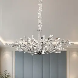 Шикарна кришталева Led люстра L2503/890/64 (SL)