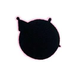 Бейдж на липучці Kite Kuromi 6.5x7.2x0.4 см (HK26-3011-2) - мініатюра 5