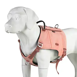 Шлейка для собак Truelove TLB2251 світловідбивна, з водонепроникної тканини Cordura, регульована Рожевий, L - мініатюра 4