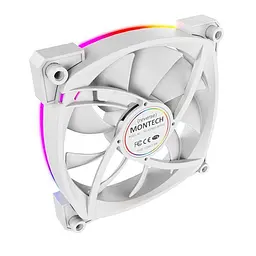 Корпусний вентилятор 120MM RX120 PWM WHITE MONTECH - мініатюра 4