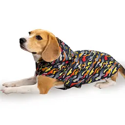 Дощовик для собак з капюшоном Barksi Textile розмір М Гравітація - мініатюра 3