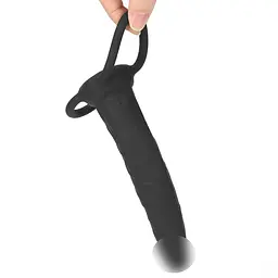 Насадка для двойного проникновения - Silicone Fantasy Double Prober Black Love Toy 66-LV2614 22612 - мініатюра 4